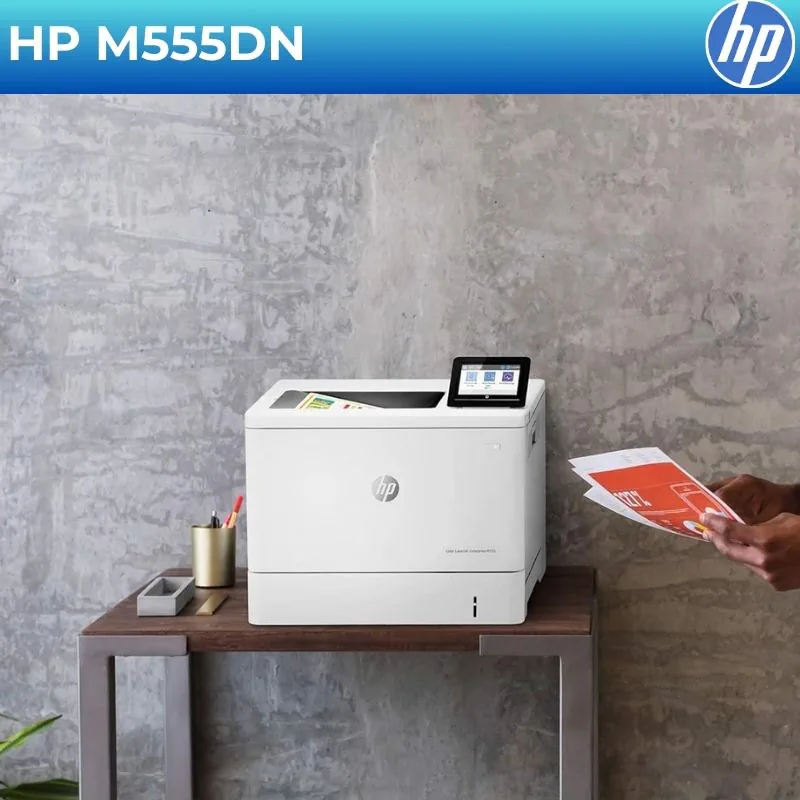 Máy in laser màu HP Color LaserJet Enterprise M555dn 2 Máy in laser màu HP Color LaserJet Enterprise M555dn - Hình ảnh 2