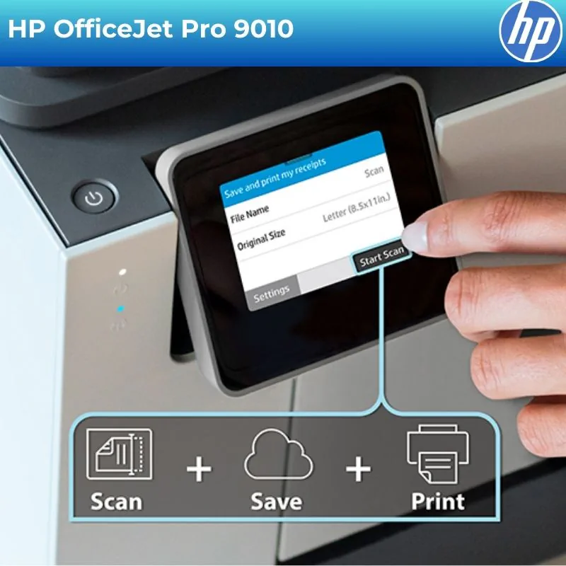 Máy in phun màu đa năng HP OfficeJet Pro 9010 2 Máy in phun màu đa năng HP OfficeJet Pro 9010 - Hình ảnh 2