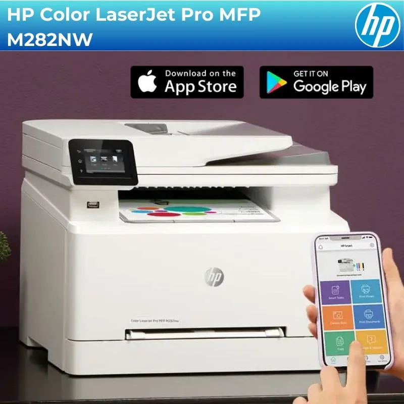 Máy in laser màu đa năng HP Color LaserJet Pro MFP M282nw 4 Máy in laser màu đa năng HP Color LaserJet Pro MFP M282nw - Hình ảnh 4
