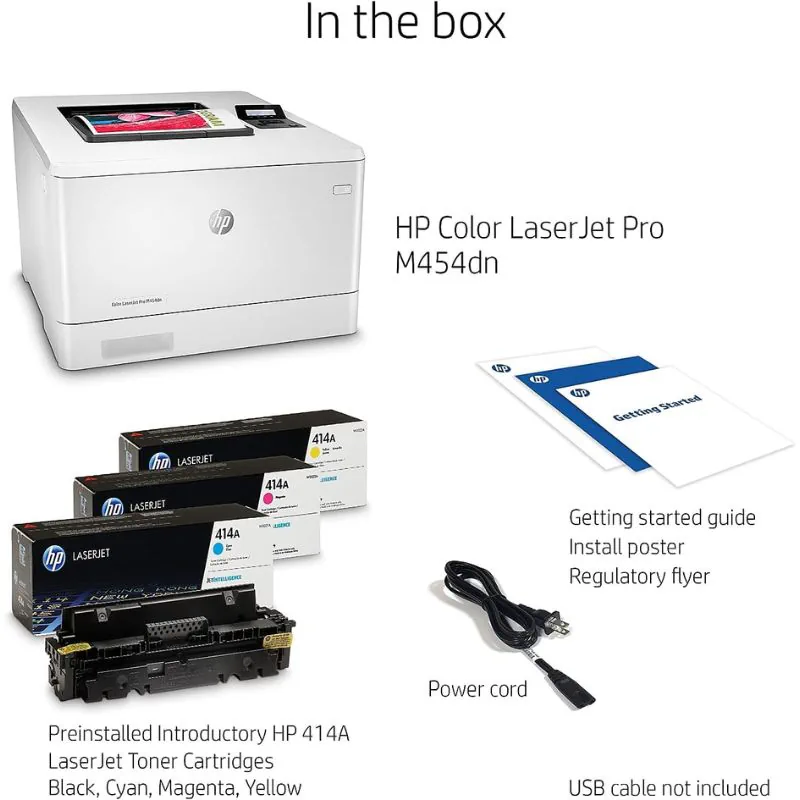 Máy in laser màu HP Color LaserJet Pro M454dn - Hình ảnh 3