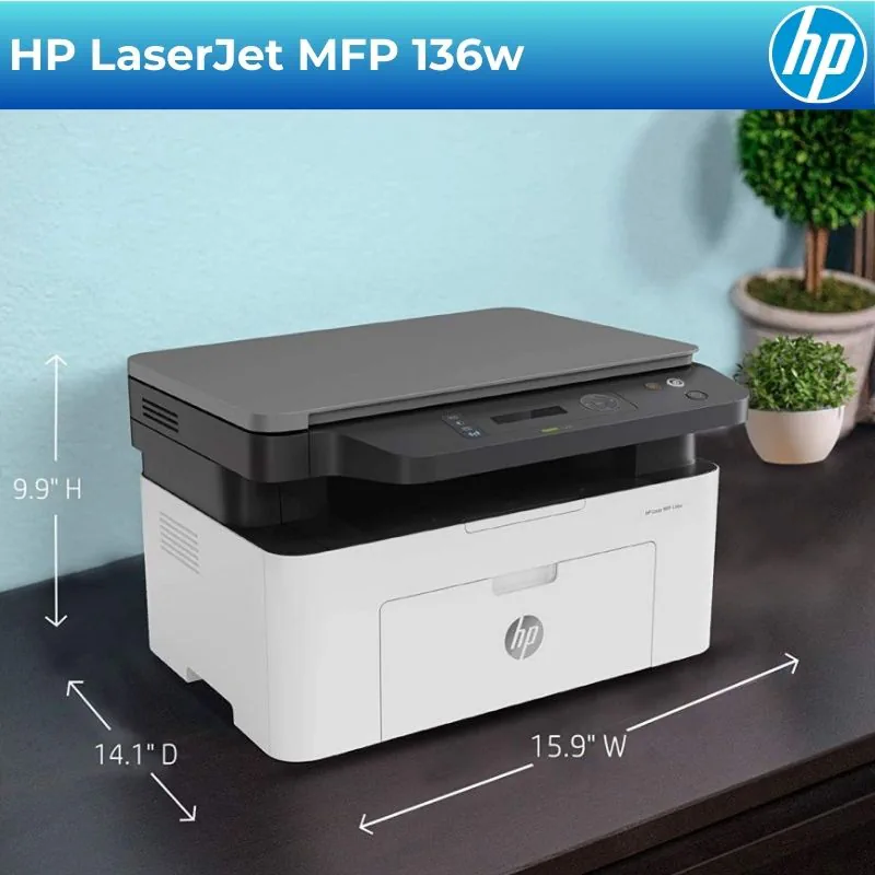 Máy in laser đen trắng đa nắng HP LaserJet MFP 136w 4 Máy in laser đen trắng đa nắng HP LaserJet MFP 136w - Hình ảnh 4