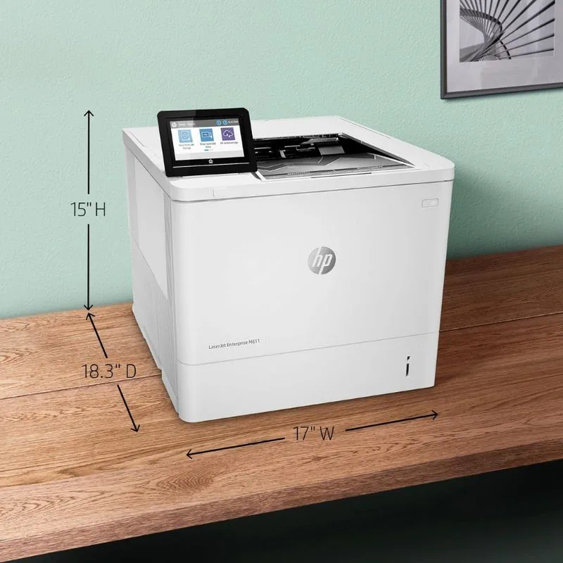 Máy in laser đen trắng HP LaserJet Enterprise M611dn 3 Máy in laser đen trắng HP LaserJet Enterprise M611dn - Hình ảnh 3