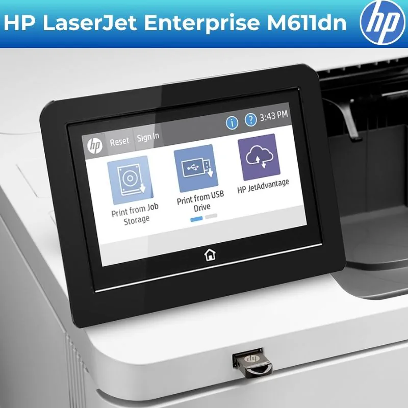 Máy in laser đen trắng HP LaserJet Enterprise M612dn 2 Máy in laser đen trắng HP LaserJet Enterprise M612dn - Hình ảnh 2