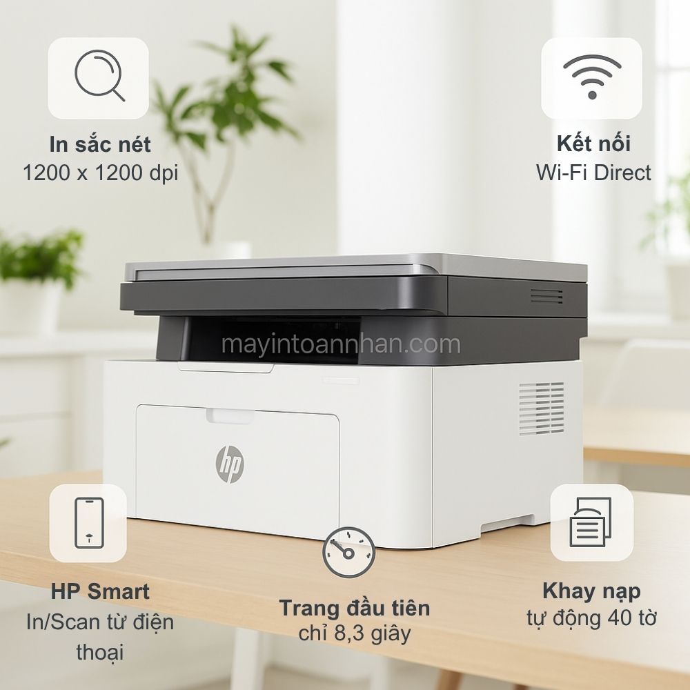 Tính Năng Nổi Bật HP Laser 135W W1107A