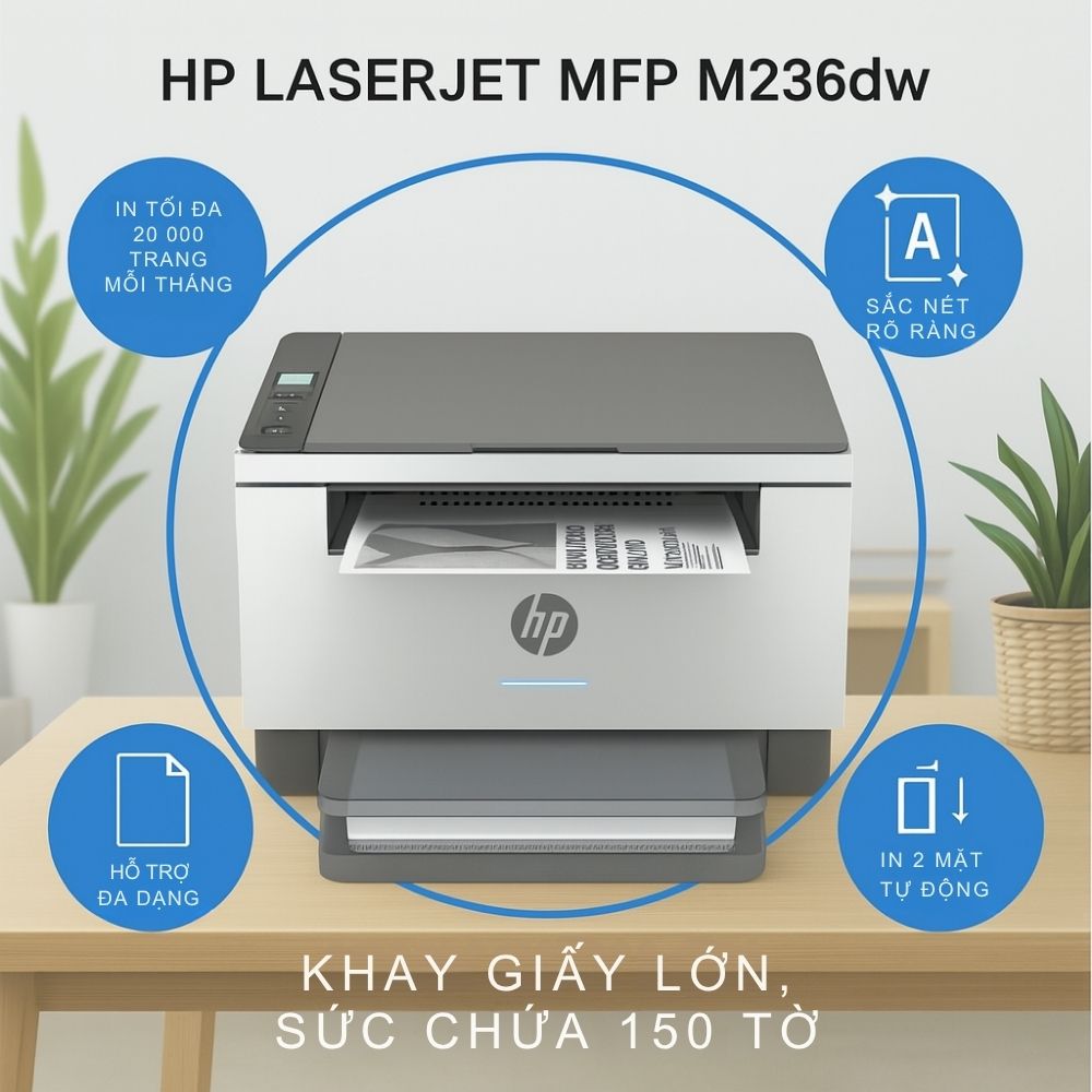 Hiệu Suất In Ấn Vượt Trội HP M236dw