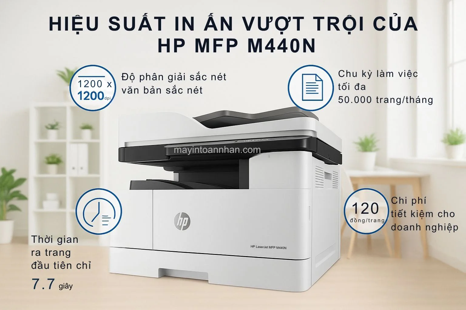 Hiệu Suất In Ấn Vượt Trội Của HP MFP M440N