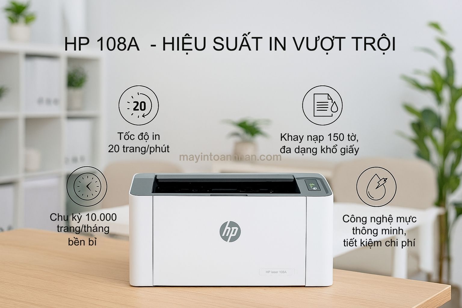 HP 108A 4ZB79A – Hiệu Suất In Vượt Trội