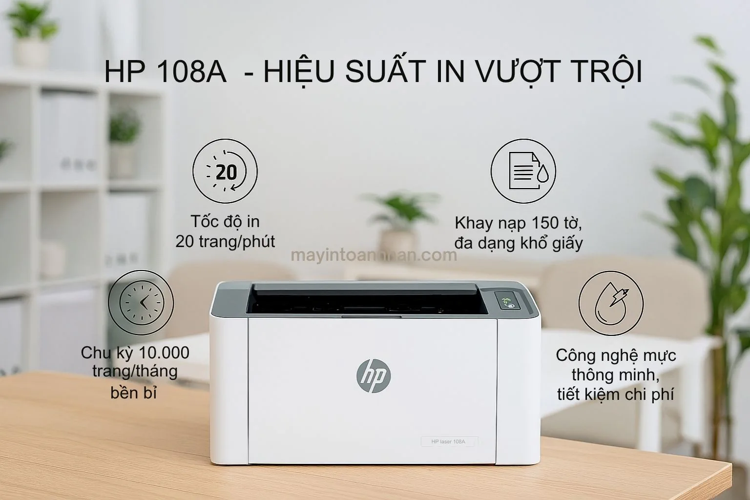 HP 108A 4ZB79A – Hiệu Suất In Vượt Trội