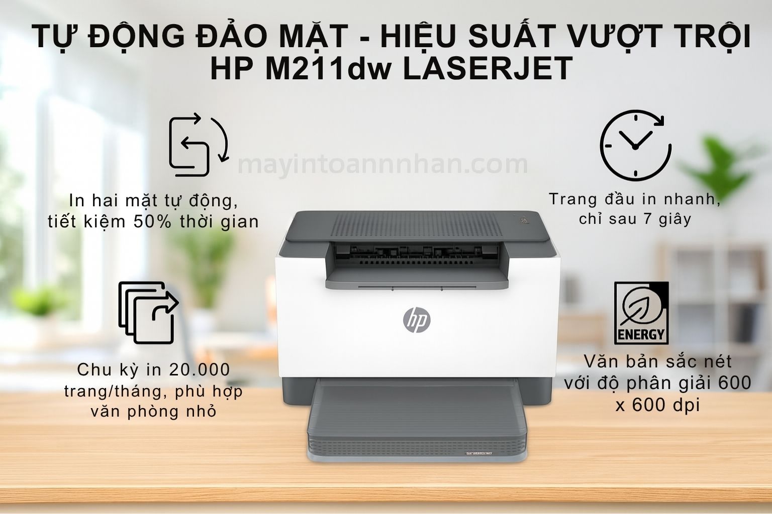 HP M211dw LaserJet Tự Động Đảo Mặt - Hiệu Suất Vượt Trội