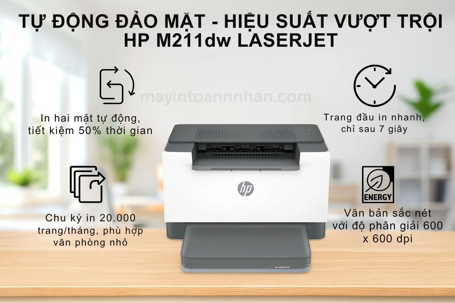 HP M211dw LaserJet Tự Động Đảo Mặt - Hiệu Suất Vượt Trội