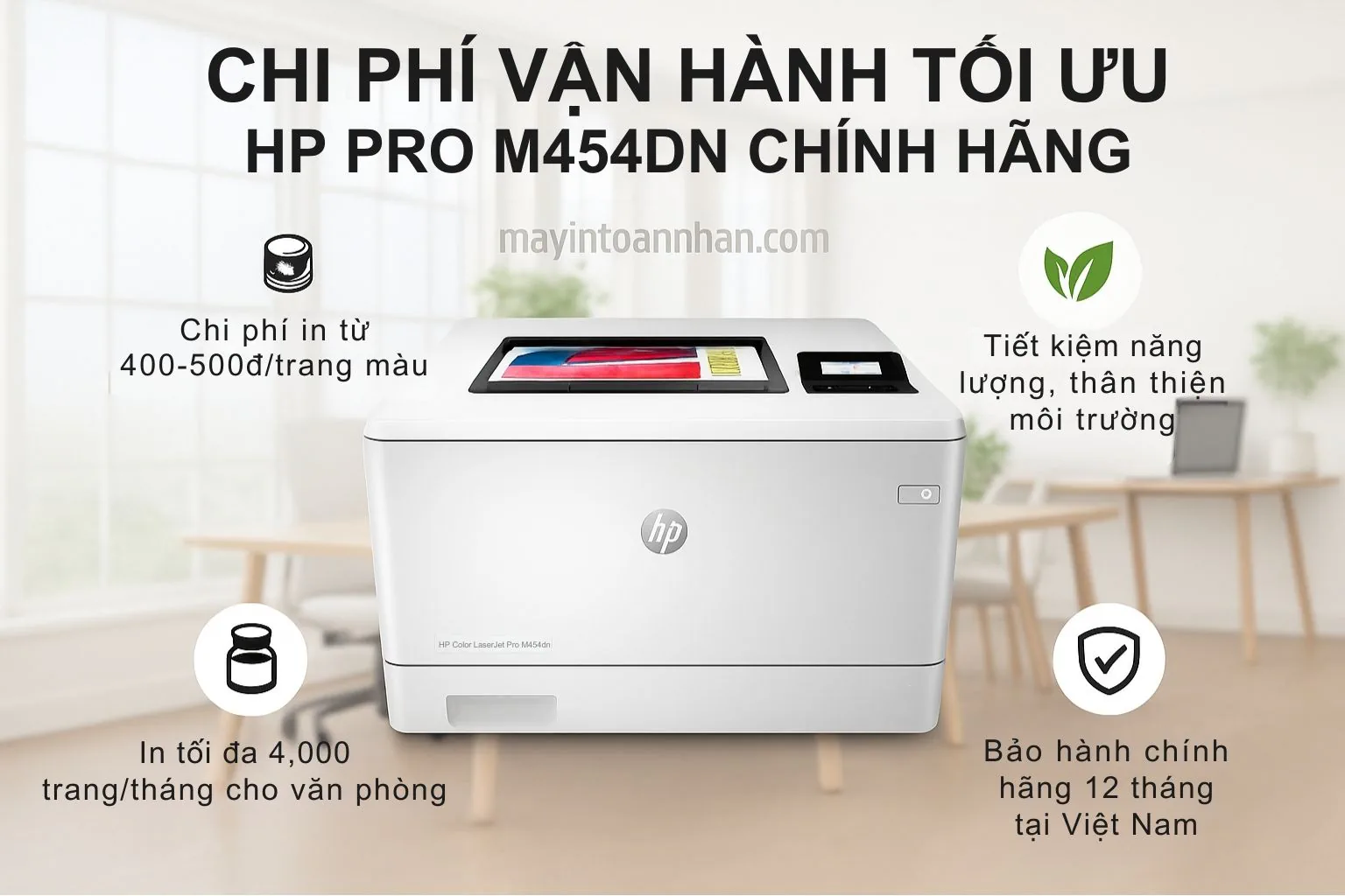 Chi Phí Vận Hành Tối Ưu HP W1Y44A Chính Hãng