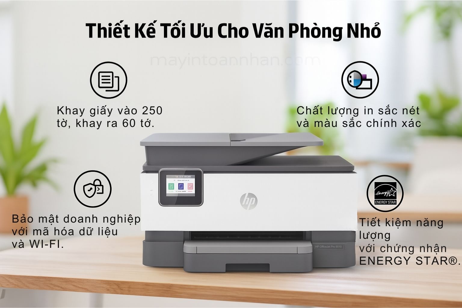 Thiết Kế Tối Ưu Cho Văn Phòng Nhỏ HP OfficeJet Pro 9010