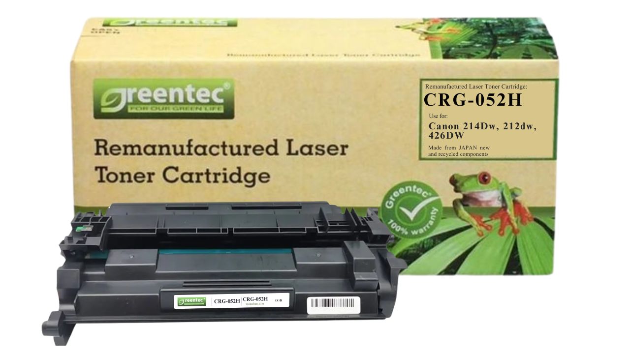 Mực in laser đen trắng Greentech Canon CRG-052H 1 Mực in laser đen trắng Greentech Canon CRG-052H