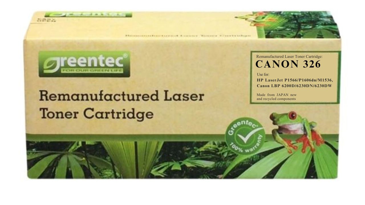Mực in laser đen trắng Greentech Canon 326 2 Mực in laser đen trắng Greentech Canon 326 - Hình ảnh 2
