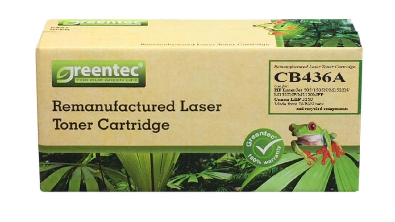 Mực in laser đen trắng Greentech HP CB436A 2 Mực in laser đen trắng Greentech HP CB436A - Hình ảnh 2