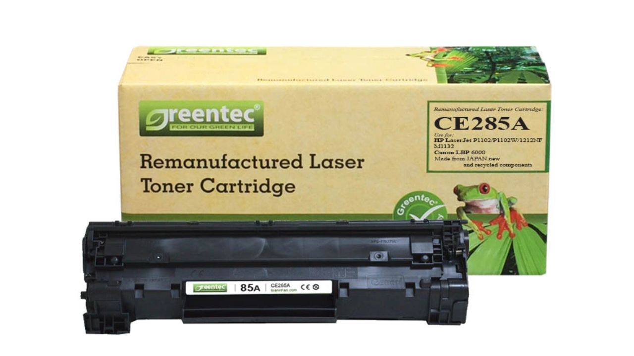 CAR GT CE285A Muc in laser den trang Greentec HP CE285A feature