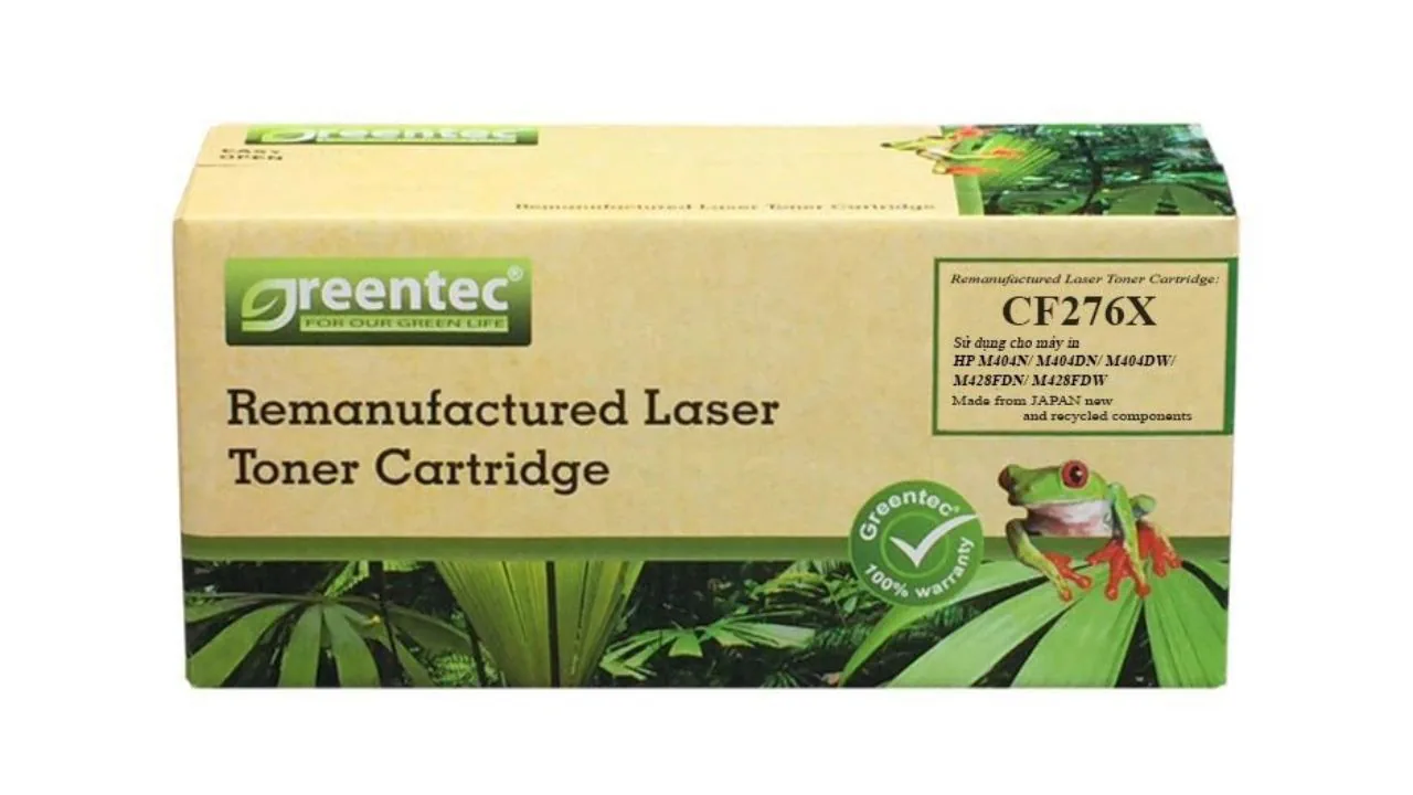 Mực in laser đen trắng Greentech HP CF276X 2 Mực in laser đen trắng Greentech HP CF276X - Hình ảnh 2