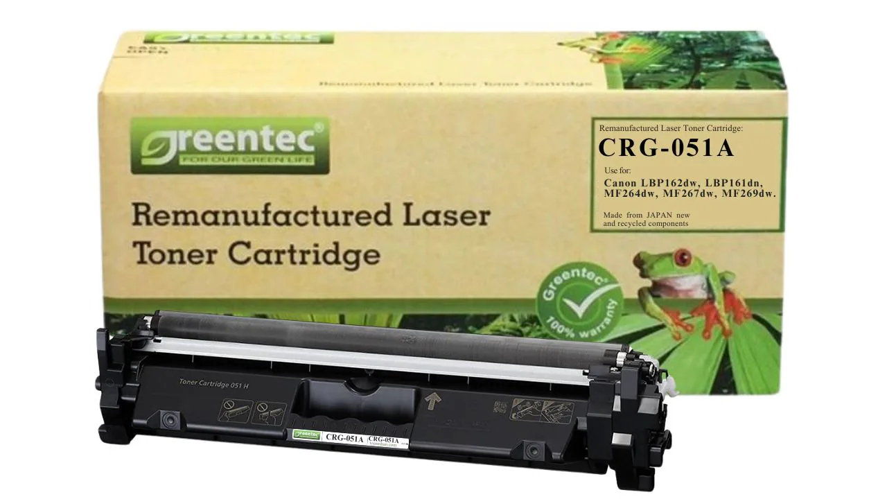 Mực in laser đen trắng Greentech Canon CRG-051A