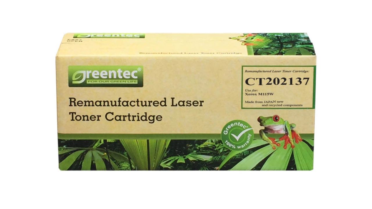 Mực in laser đen trắng Greentech Xerox CT202137 2 Mực in laser đen trắng Greentech Xerox CT202137 - Hình ảnh 2