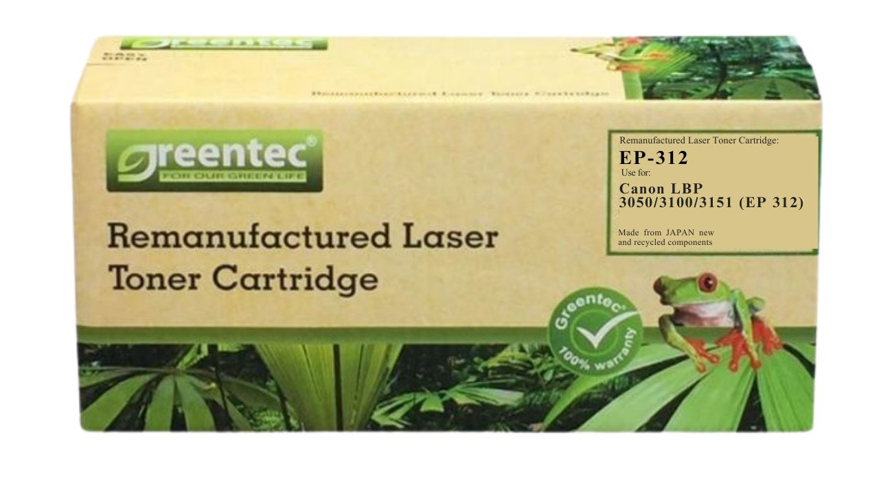 Mực in laser đen trắng Greentech Canon EP-312 2 Mực in laser đen trắng Greentech Canon EP-312 - Hình ảnh 2