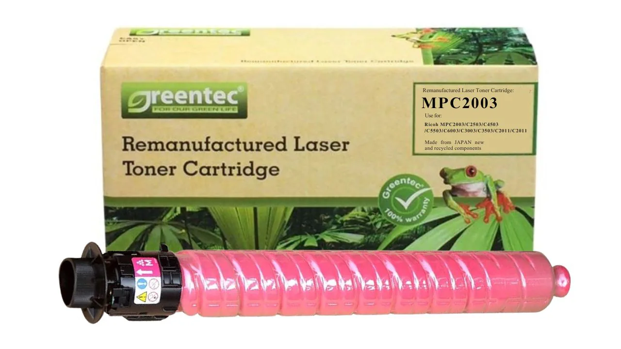 Mực đen Greentech Ricoh MPC2003 3 Mực đen Greentech Ricoh MPC2003 - Hình ảnh 3