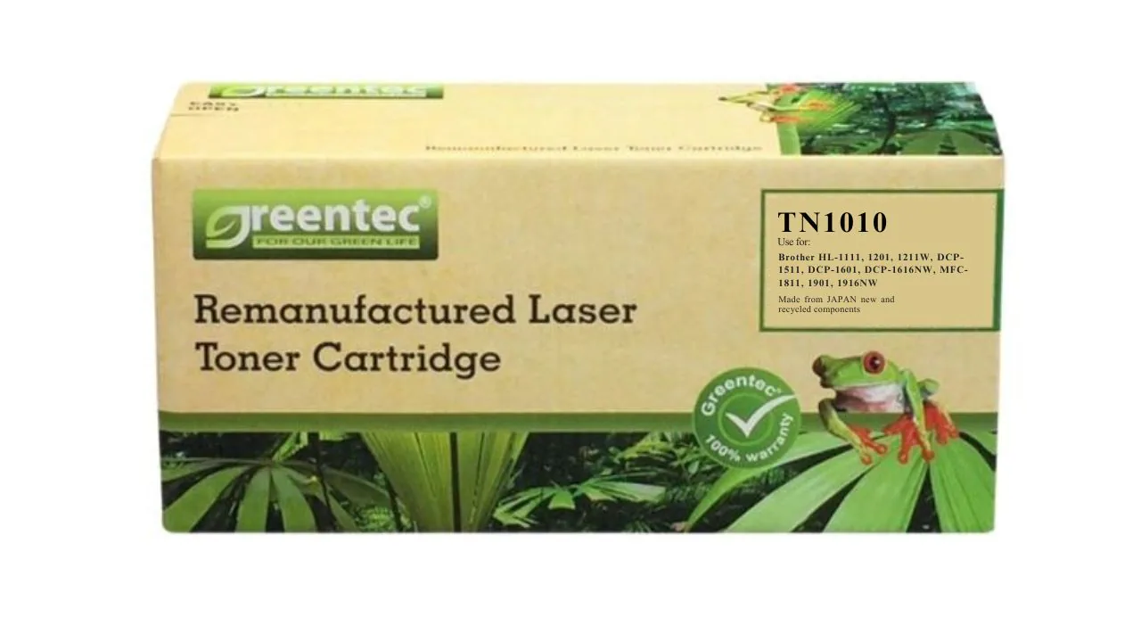Mực in laser đen trắng Greentech Brother TN1010 2 Mực in laser đen trắng Greentech Brother TN1010 - Hình ảnh 2