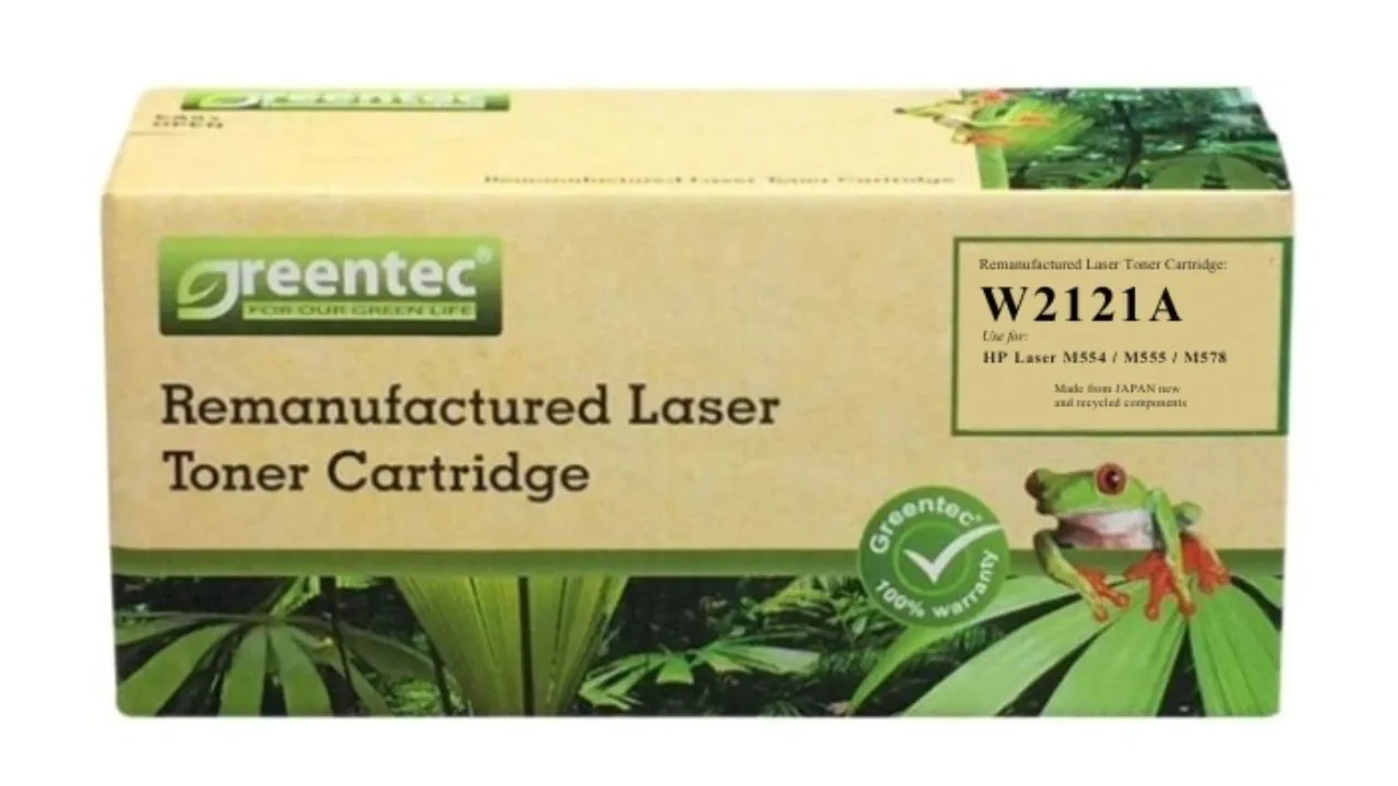 Mực in laser Greentech HP 212A (Xanh) W2121A 2 Mực in laser Greentech HP 212A (Xanh) W2121A - Hình ảnh 2