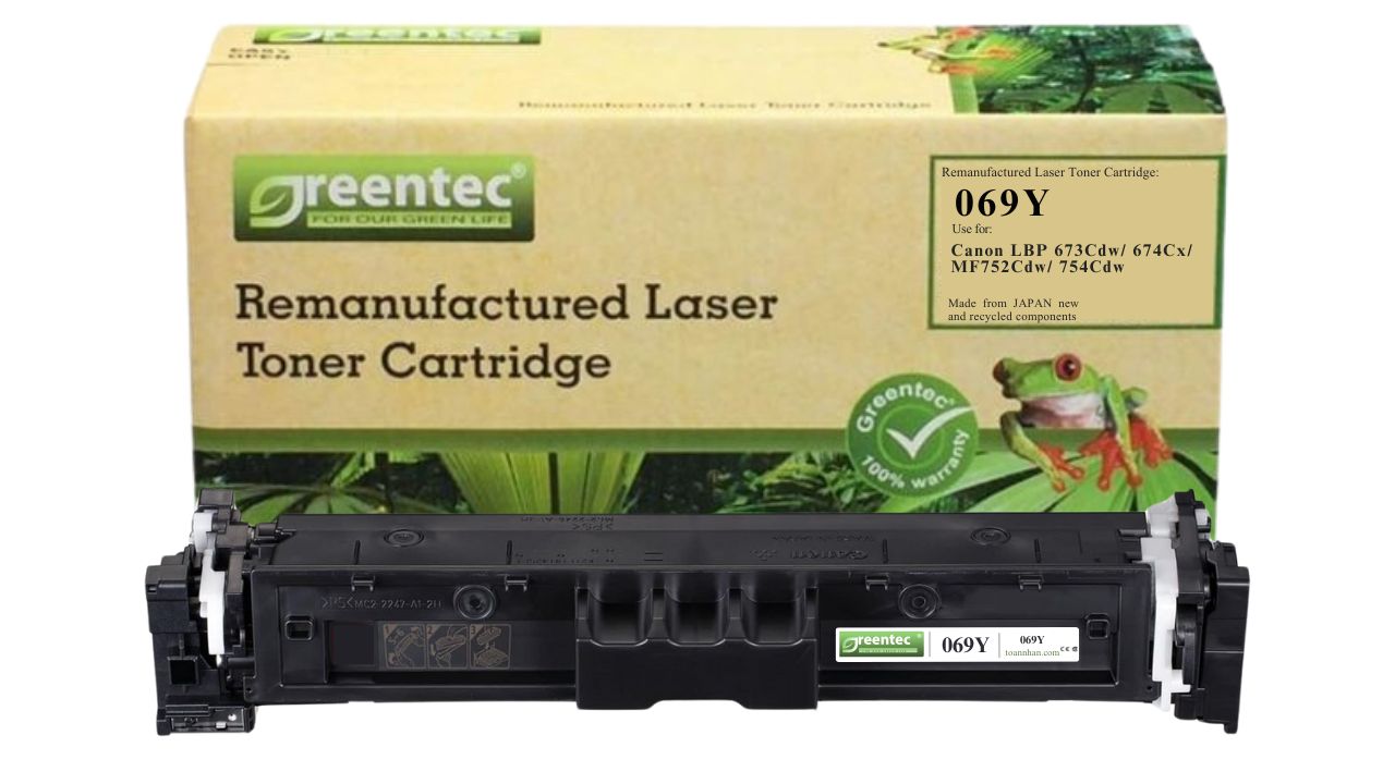 CAR GT1 069Y Muc in laser mau Greentec Canon 069Y feature