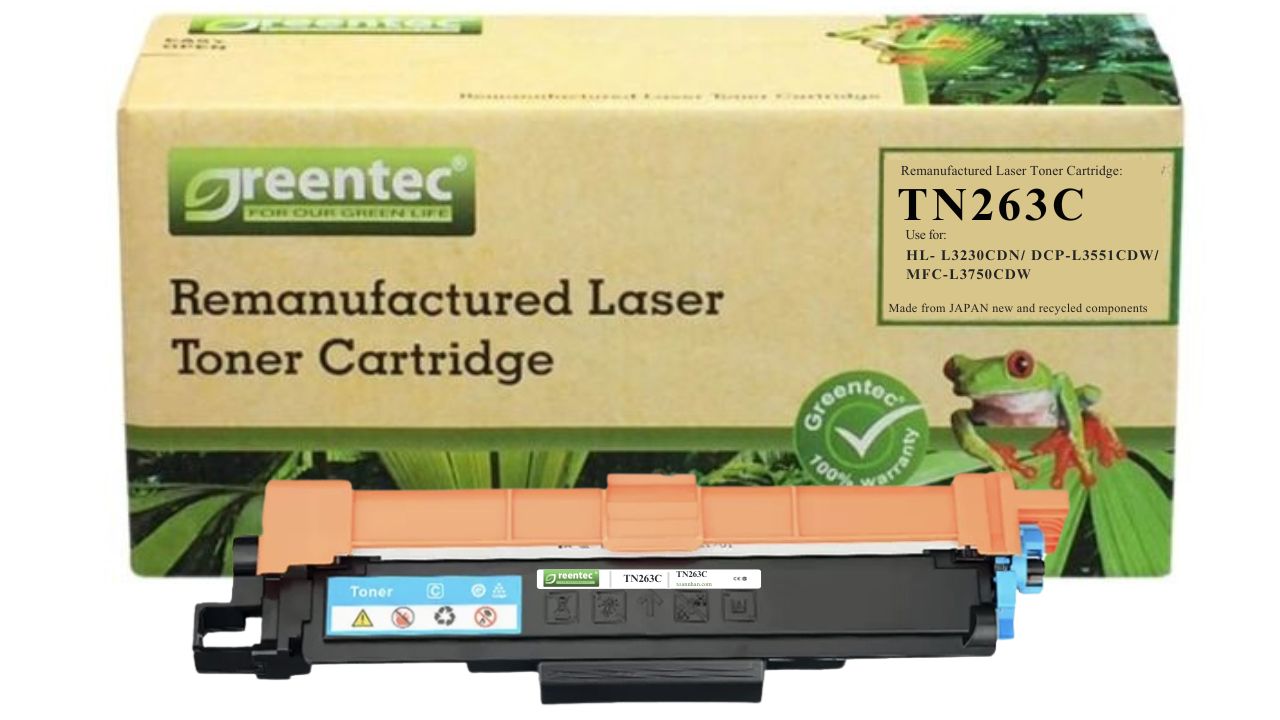Mưc in laser màu Greentec Brother TN263C