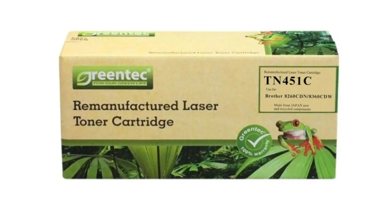 Mực in laser màu Greentech Brother TN451C 2 Mực in laser màu Greentech Brother TN451C - Hình ảnh 2
