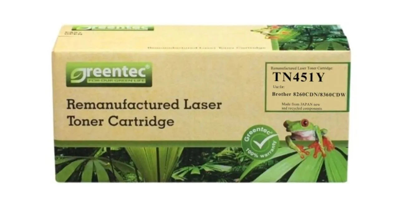 Mực in laser màu Greentech Brother TN451Y 2 Mực in laser màu Greentech Brother TN451Y - Hình ảnh 2