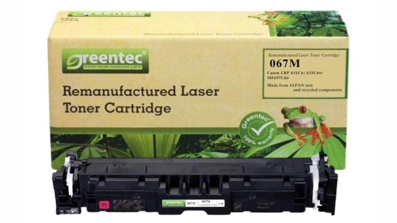 Mực in laser màu Greentec Canon 067M