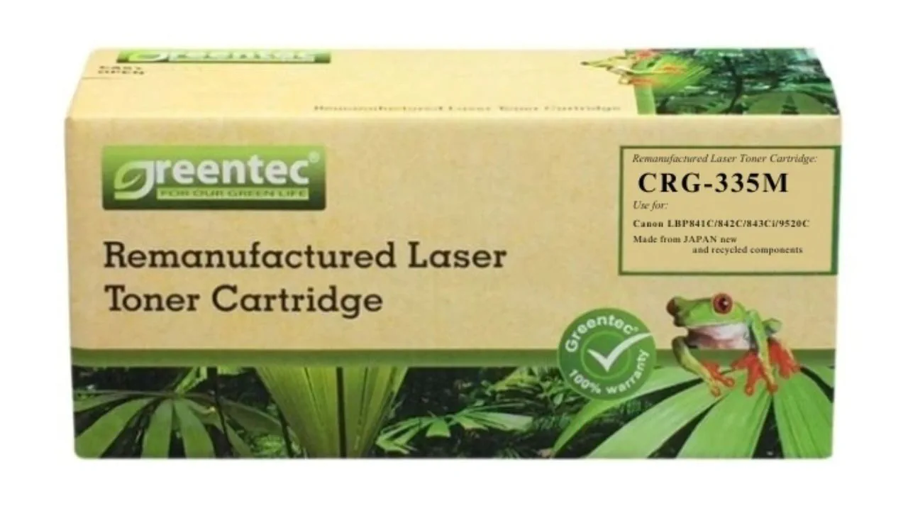 Mực in laser Greentech Canon 335M- Đỏ 2 Mực in laser Greentech Canon 335M- Đỏ - Hình ảnh 2