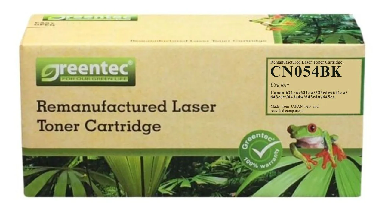 Mực in laser màu Greentech Canon CN054BK 2 Mực in laser màu Greentech Canon CN054BK - Hình ảnh 2