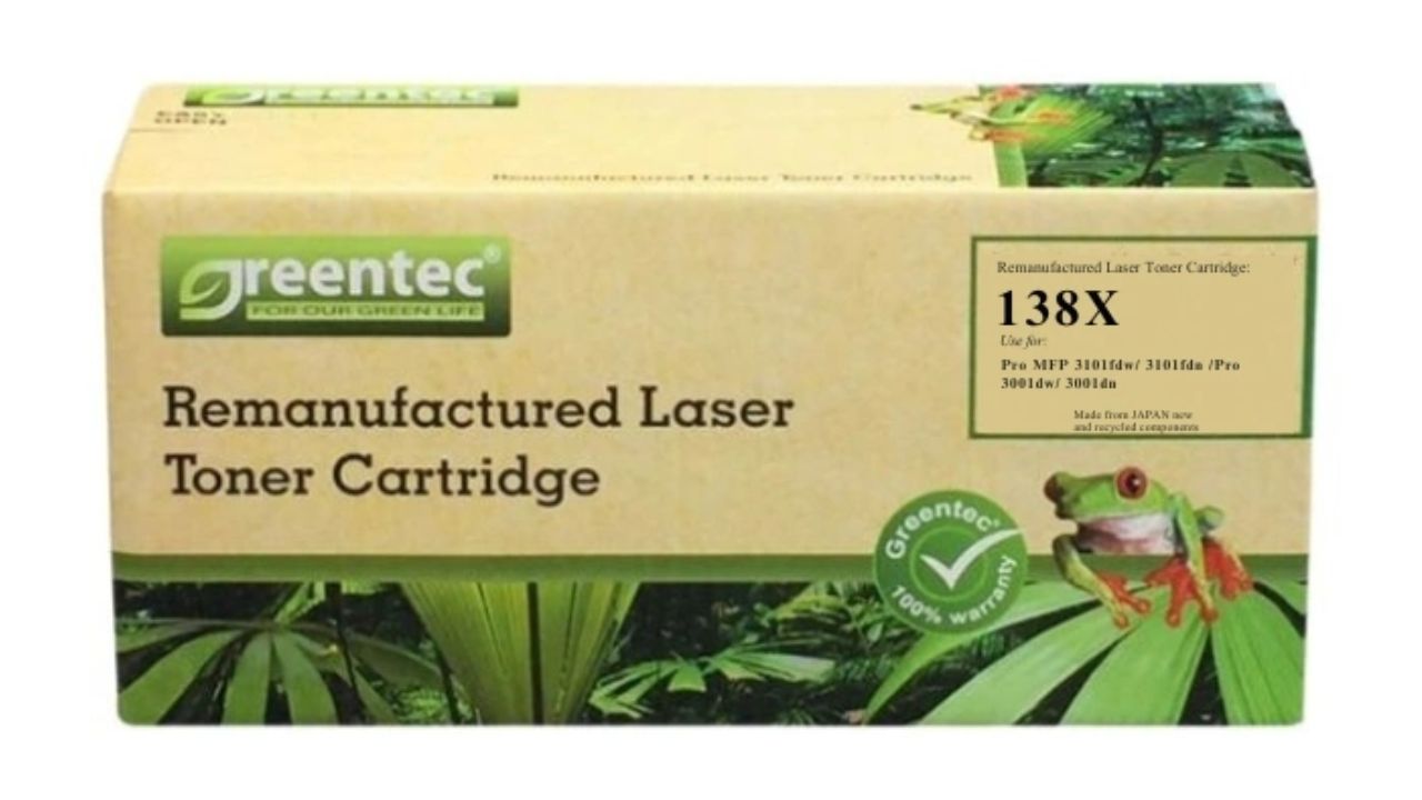 Mực in laser đen trắng Greentech HP 138X 2 Mực in laser đen trắng Greentech HP 138X - Hình ảnh 2