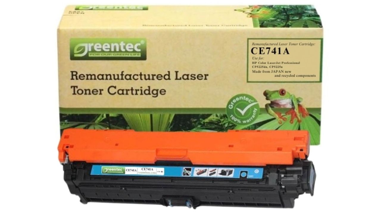 CAR GTHP CE741A muc in laser mau greentec hp ce741a feature