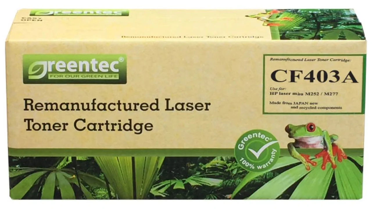 Mực in laser màu Greentech HP CF403A 2 Mực in laser màu Greentech HP CF403A - Hình ảnh 2