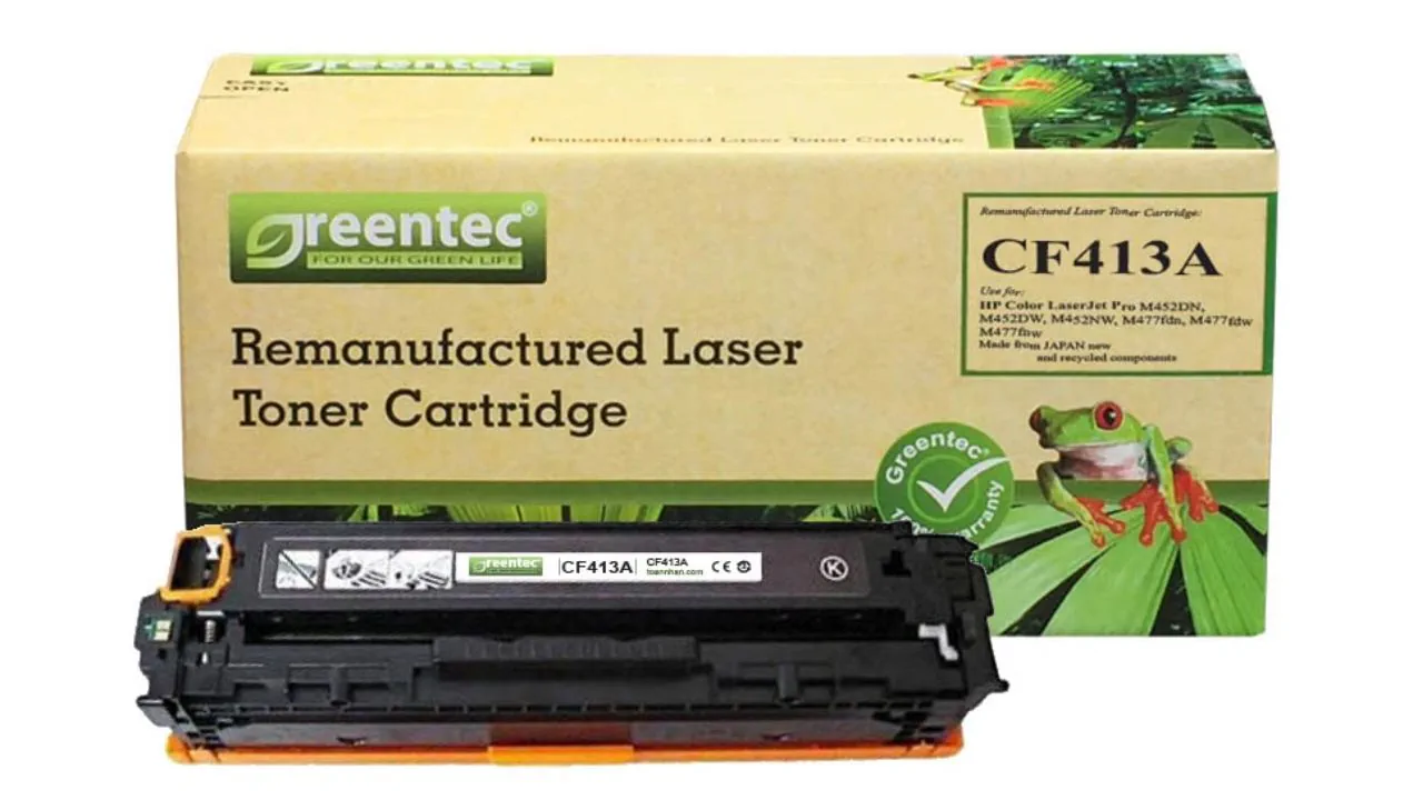 CAR GTHP CF413A muc in laser mau greentec hp cf413a feature