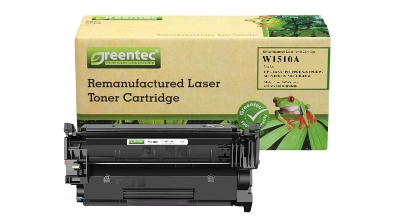 Mực in laser đen trắng Greentec HP W1510A