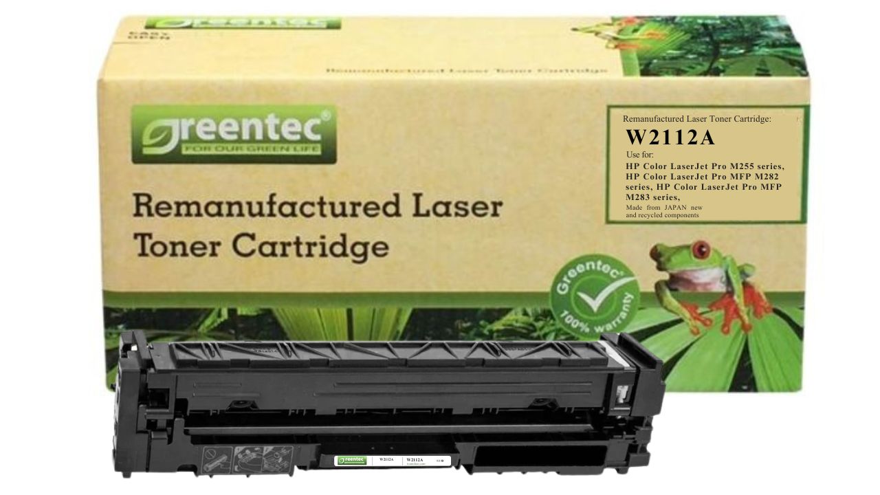 Mực in laser màu Greentec HP W2112A – 206A