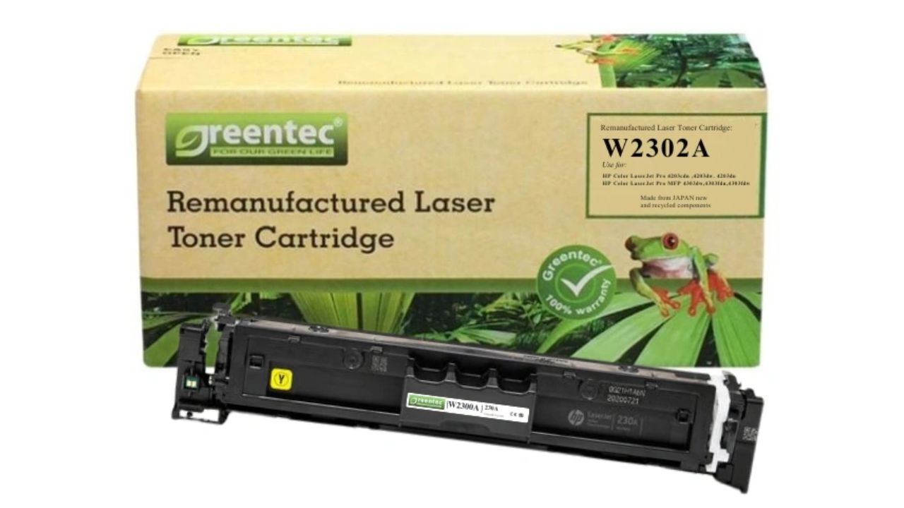 CAR GTHP W2302A Muc in laser mau Greentec HP 230A W2302A feature