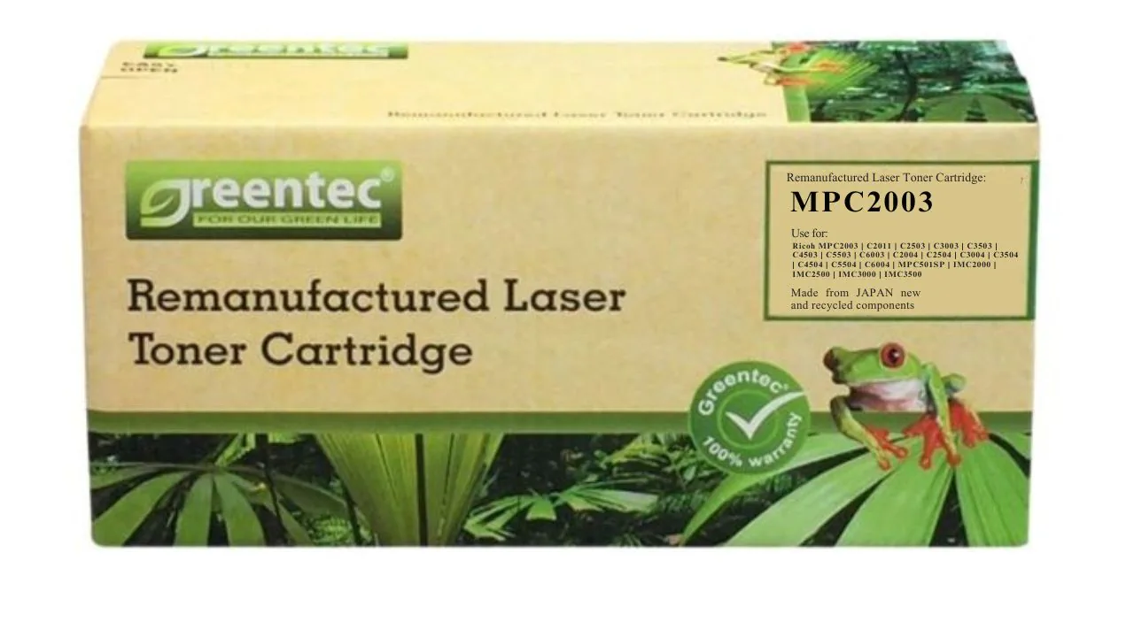 Mực đen Greentech Ricoh MPC2003 4 Mực đen Greentech Ricoh MPC2003 - Hình ảnh 4
