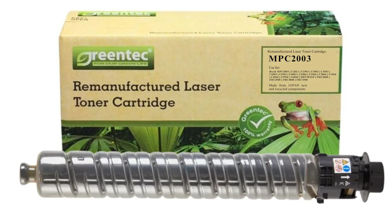 Mực đen Greentech Ricoh MPC2003 3 Mực đen Greentech Ricoh MPC2003 - Hình ảnh 3