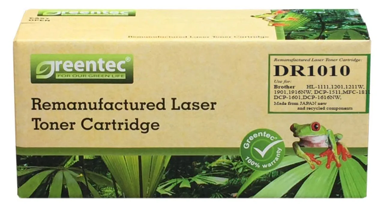 Cụm Drum laser đen trắng Greentech Brother DR1010 2 Cụm Drum laser đen trắng Greentech Brother DR1010 - Hình ảnh 2