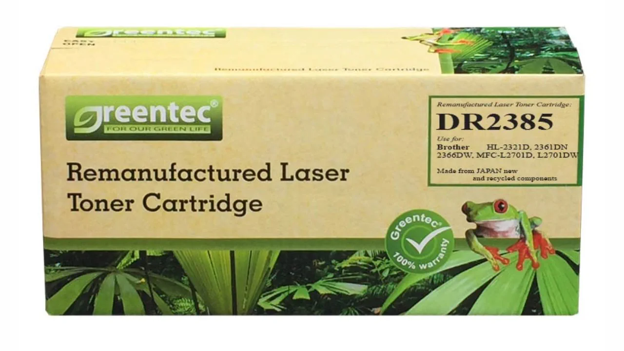Cụm Drum laser đen trắng Greentech Brother DR2385 2 Cụm Drum laser đen trắng Greentech Brother DR2385 - Hình ảnh 2