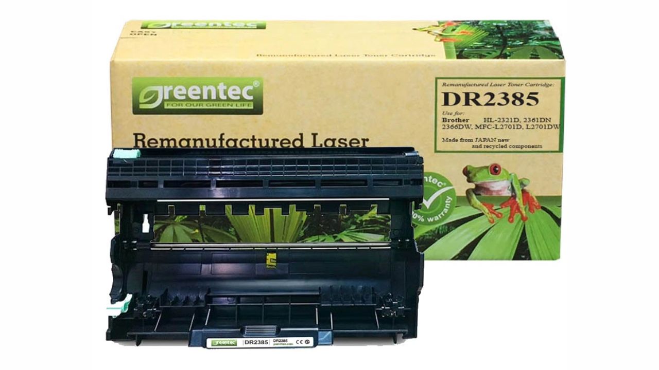 Cụm Drum laser đen trắng Greentec Brother DR2385