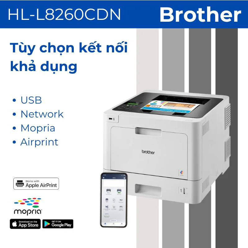 Máy in laser màu Brother HL-L8260CDN 3 Máy in laser màu Brother HL-L8260CDN - Hình ảnh 3