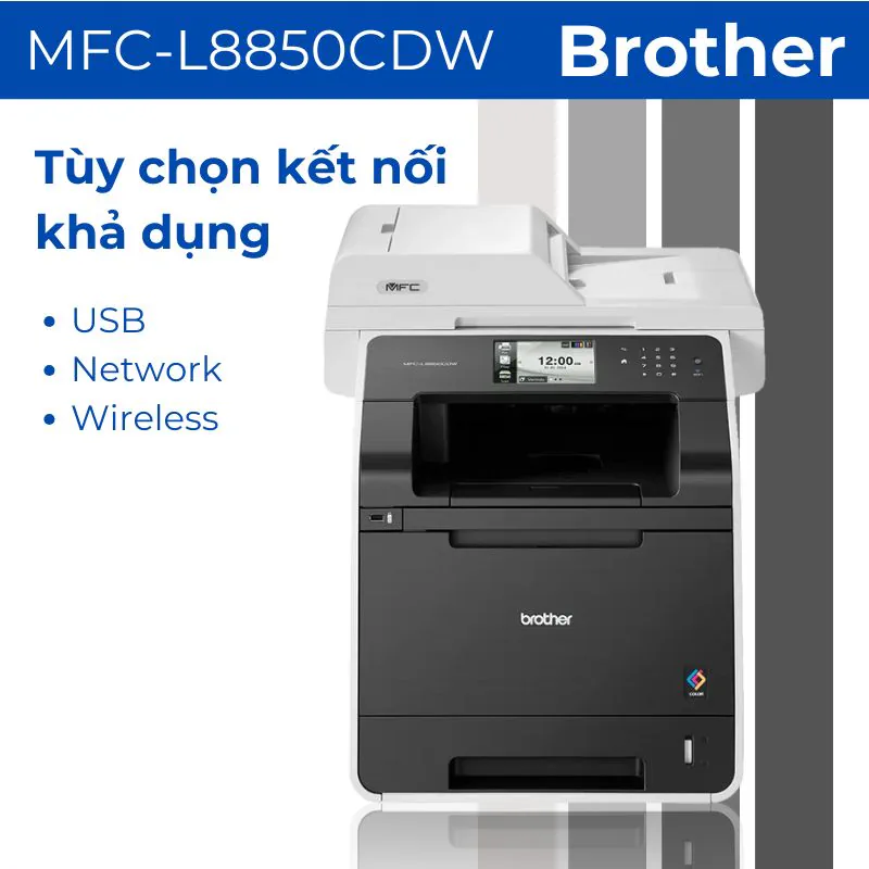 Máy in laser màu đa năng Brother MFC-L8850CDW 3 Máy in laser màu đa năng Brother MFC-L8850CDW - Hình ảnh 3