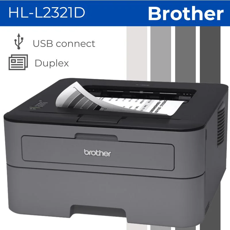 Máy in laser đen trắng Brother HL-L2321D 3 Máy in laser đen trắng Brother HL-L2321D - Hình ảnh 3