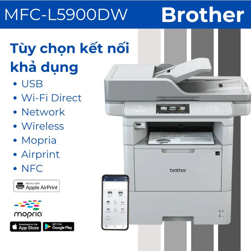 Máy in laser đen trắng đa năng Brother MFC-L6900DW 3 Máy in laser đen trắng đa năng Brother MFC-L6900DW - Hình ảnh 3